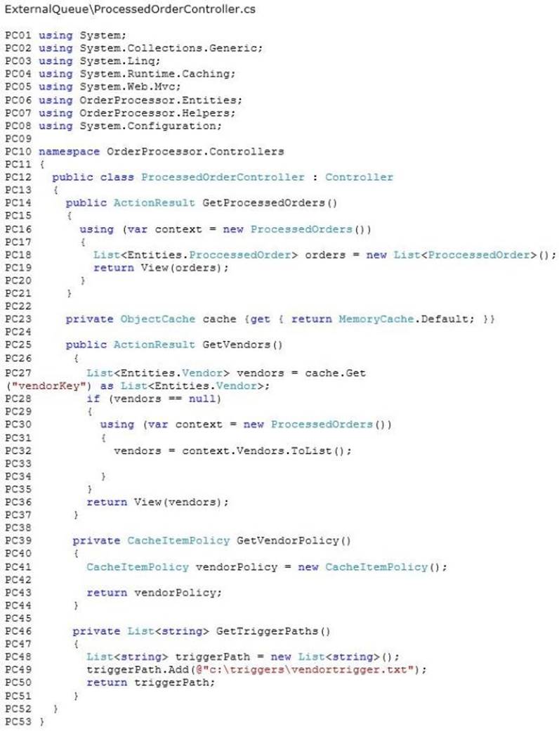 70-487 dumps exhibit