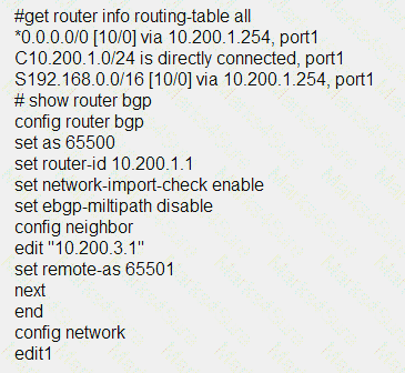 NSE7_EFW-6.2 dumps exhibit