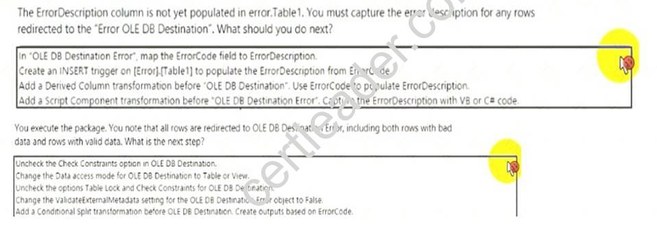 70-767 dumps exhibit